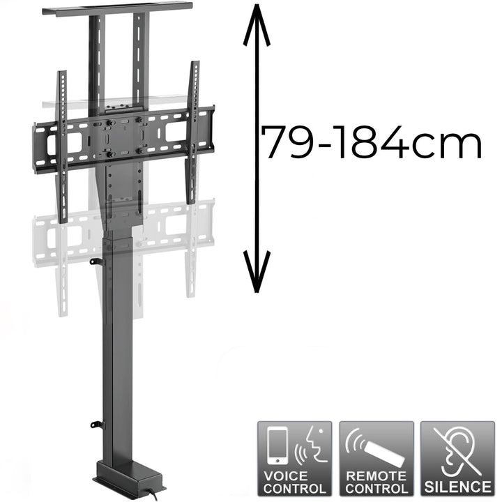 Elektrický výsuvný držák pro Maclean, TUYA, 37''-80'', VESA 600x400, max. 60 kg, MC-866T