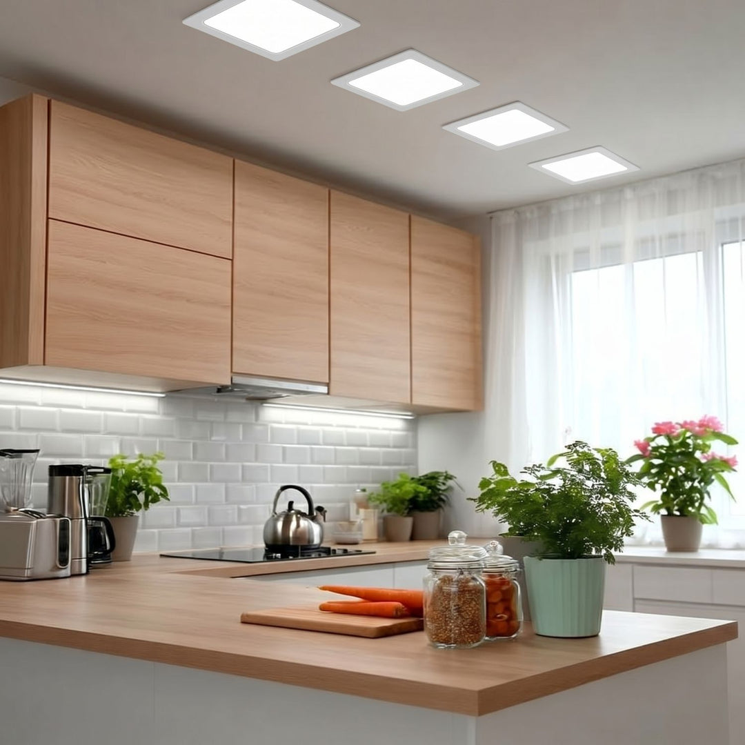 Stropní panel Maclean LED, podhledový panel SLIM, 18W, neutrální bílá 4000K, 170*170*26mm, 1900lm, MCE374 S