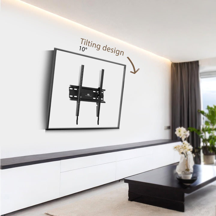 Držák Maclean pro TV nebo monitor, max. VESA 400x400, 32-70", 45 kg, černý, MC-748A