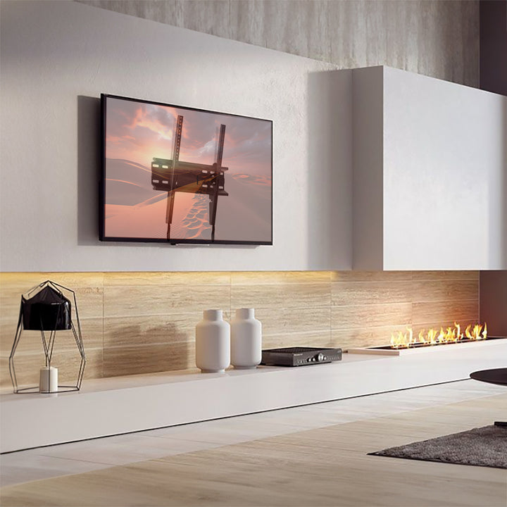 Držák Maclean pro TV nebo monitor, max. VESA 400x400, 32-70", 45 kg, černý, MC-748A