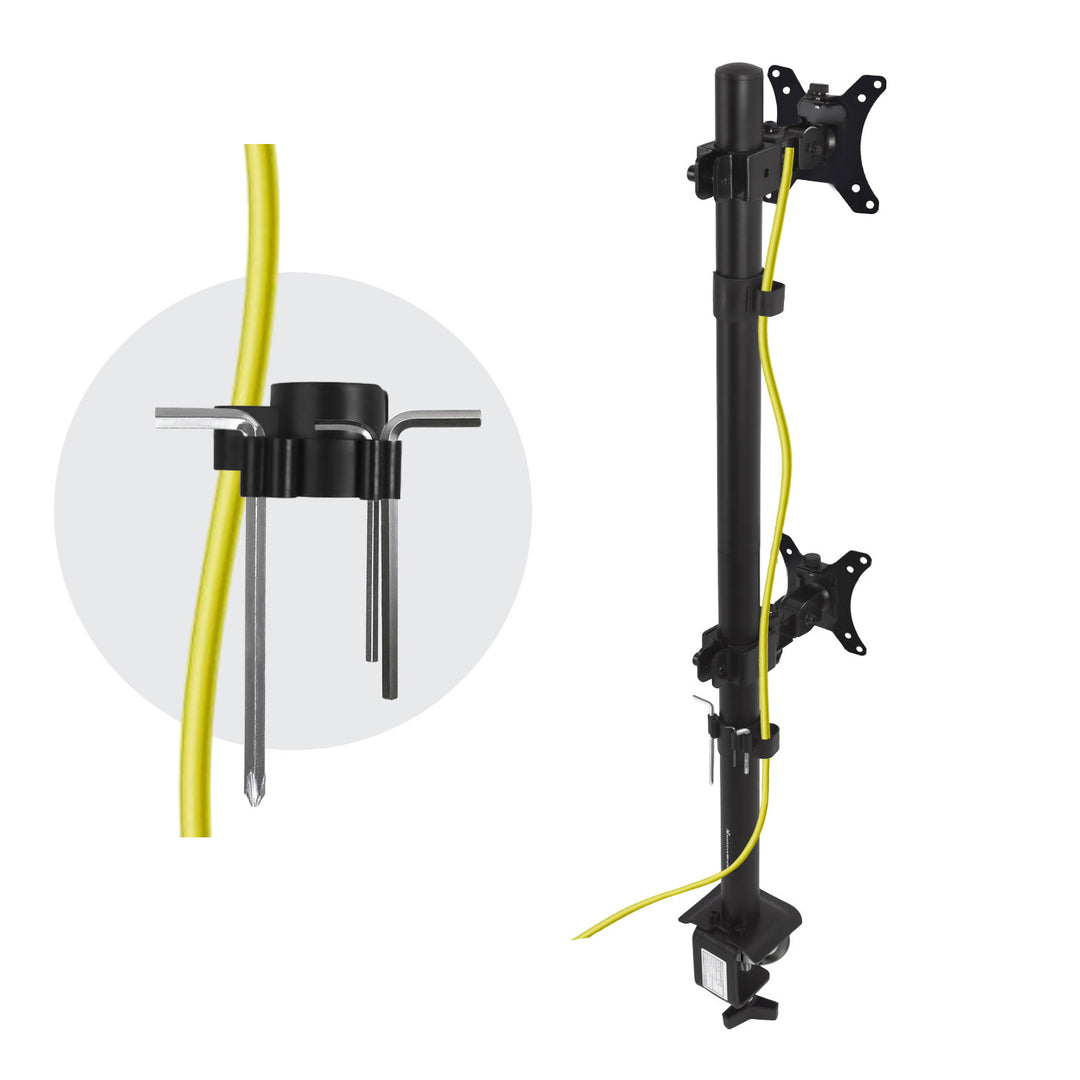 Držák na monitor Maclean, max. VESA 100x100, 13-27", 9 kg, MC-966