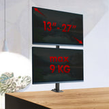 Držák na monitor Maclean, max. VESA 100x100, 13-27", 9 kg, MC-966