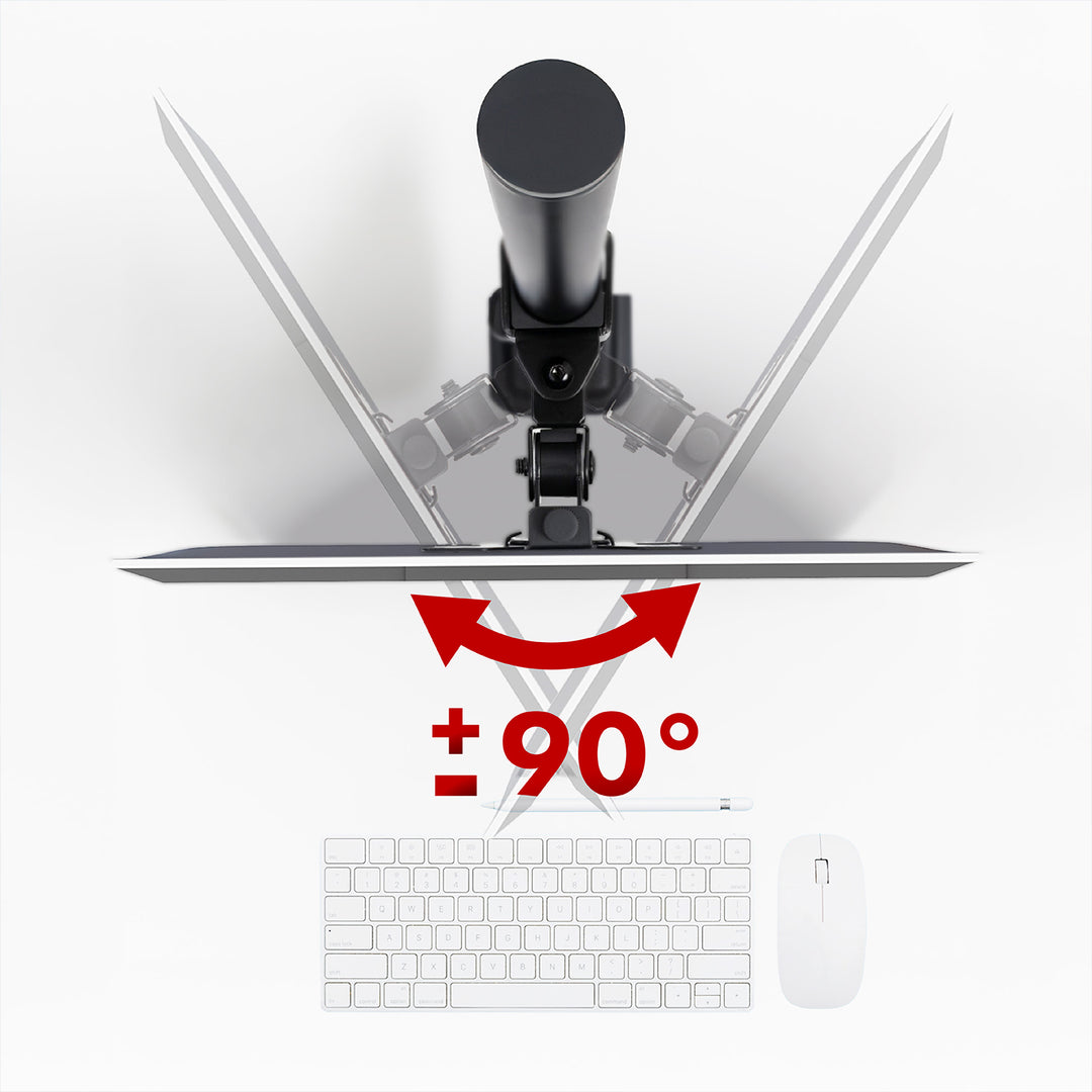 Držák na monitor Maclean, max. VESA 100x100, 13-27", 9 kg, MC-966