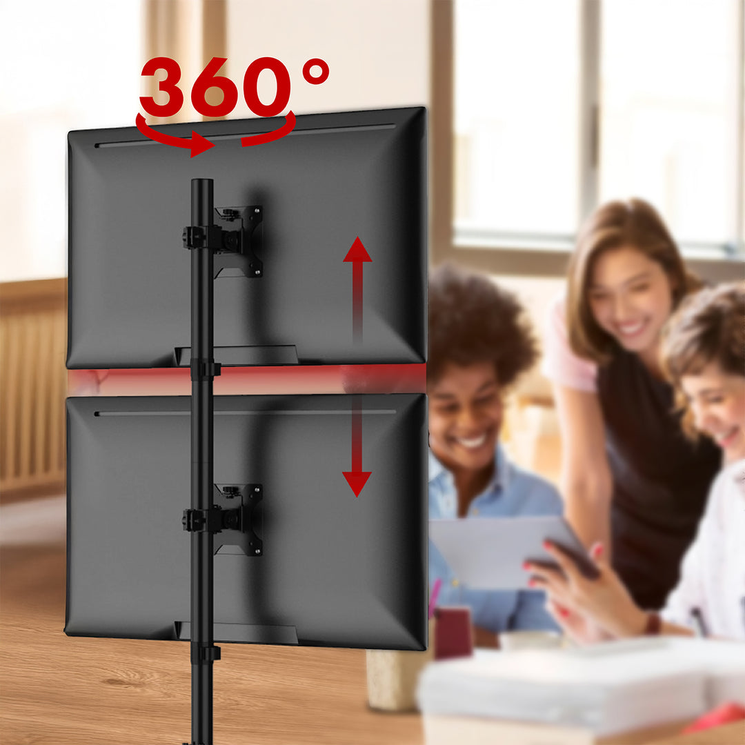 Držák na monitor Maclean, max. VESA 100x100, 13-27", 9 kg, MC-966