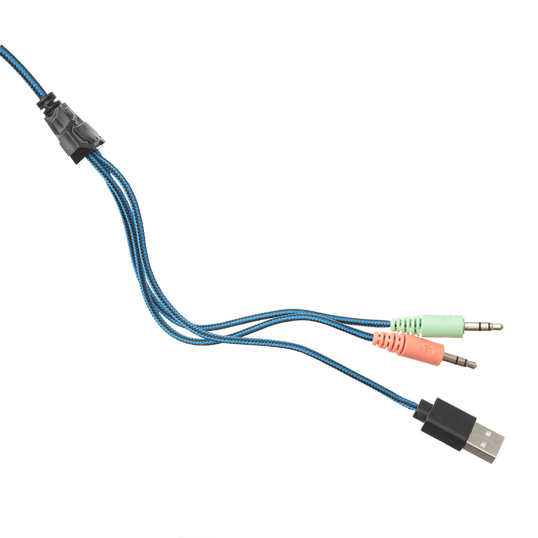 Herní sluchátka ART, s mikrofonem, LED podsvícení, G11