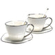 Porcelánová sada šálků na kávu Queen Isabell W23SV60-06358