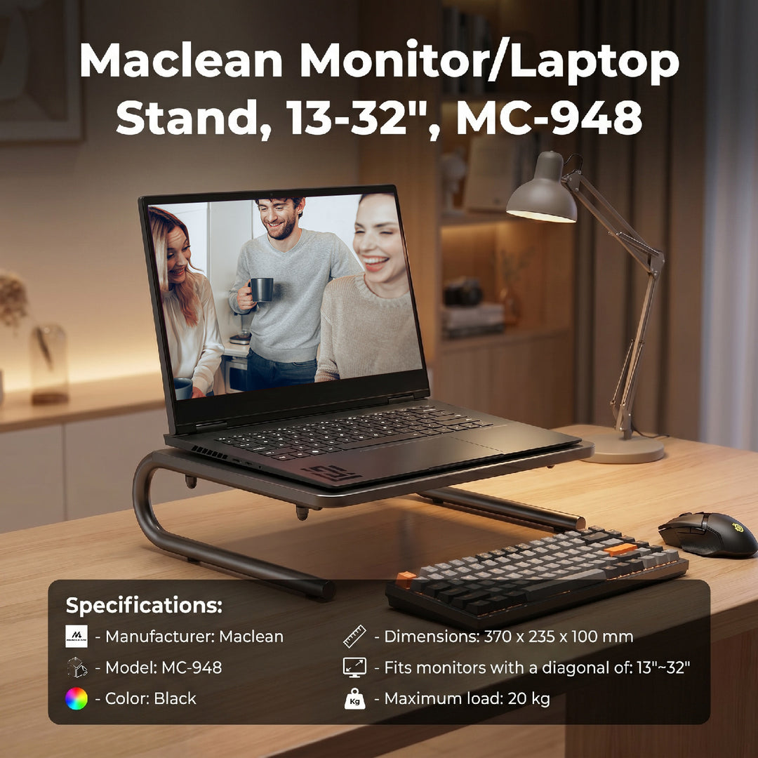 Stojan na monitor / notebook Maclean, 13-32", MC-948
