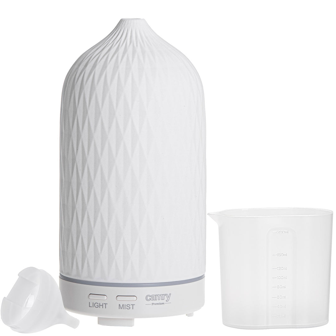 Camry CR 7970 Difuzér vůní, ultrazvukový, keramický, 100 ml, náladová lampička