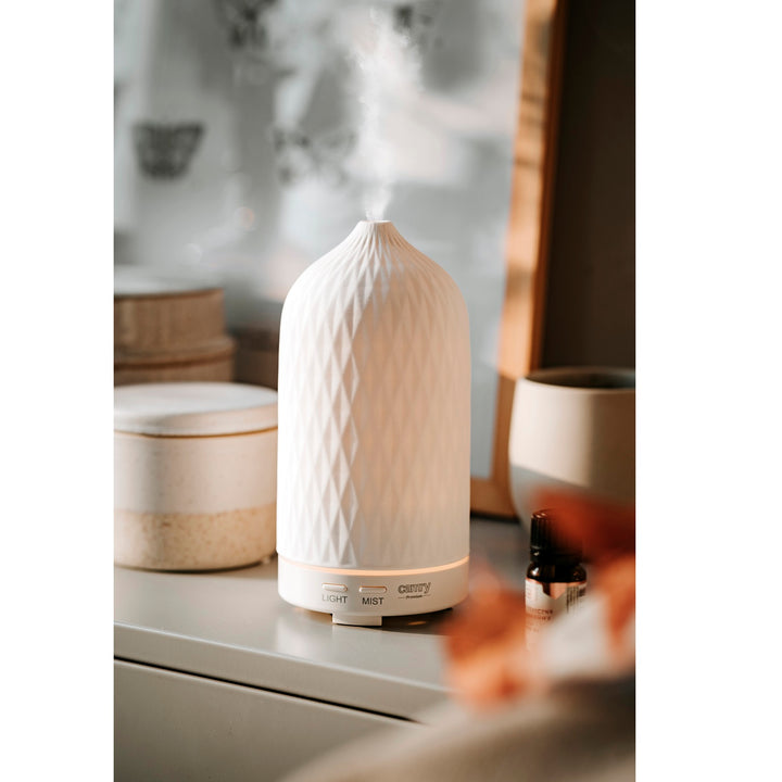 Camry CR 7970 Difuzér vůní, ultrazvukový, keramický, 100 ml, náladová lampička