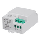 Mikrovlnný detektor pohybu Maclean, dosah 8 m, max. zátěž 1200 W, IP20, 5,8 GHz, MCE316