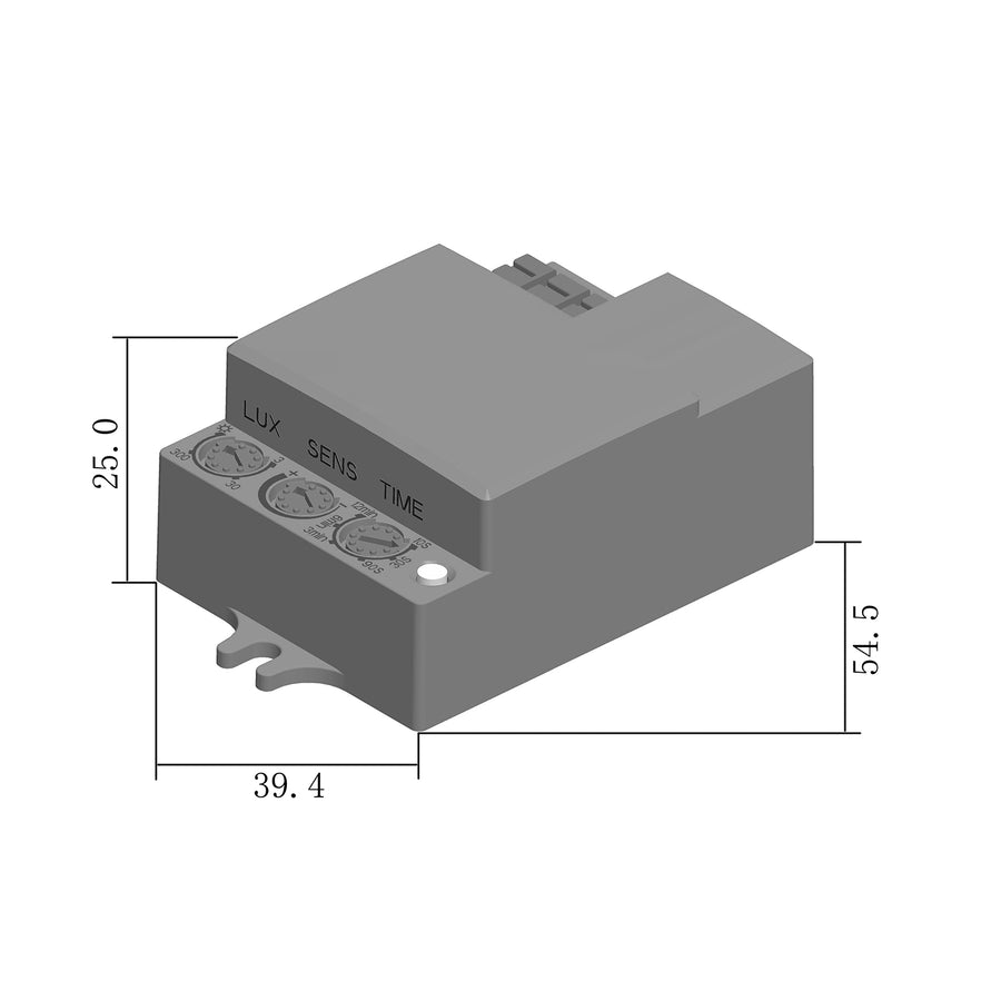 Mikrovlnný detektor pohybu Maclean, dosah 8 m, max. zátěž 1200 W, IP20, 5,8 GHz, MCE316