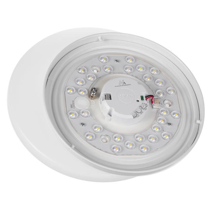 Stropní LED svítidlo Maclean, mikrovlnný senzor 5,8 GHz,4000K, 12 W, 950 lm, IP44, MCE347