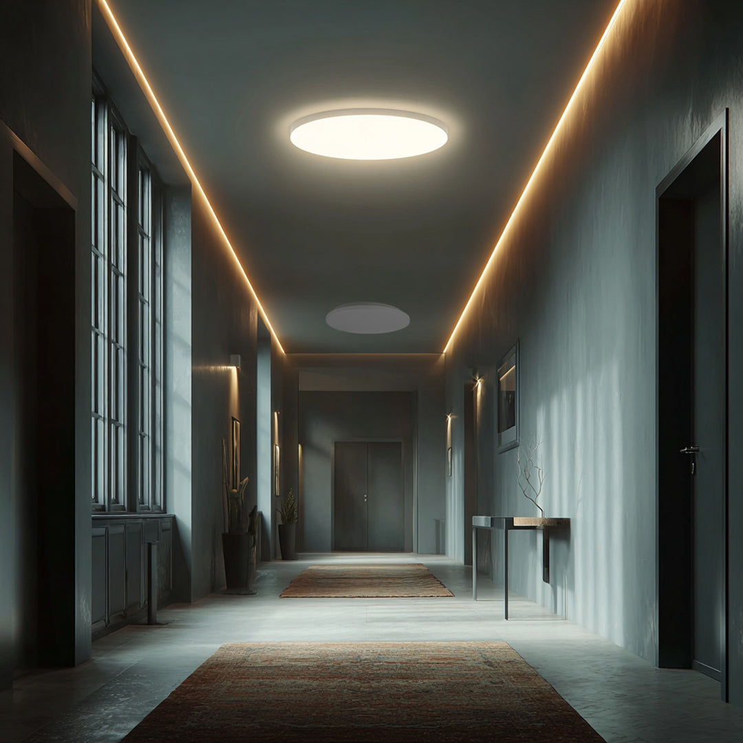 Stropní LED svítidlo Maclean, mikrovlnný senzor 5,8 GHz,4000K, 12 W, 950 lm, IP44, MCE347