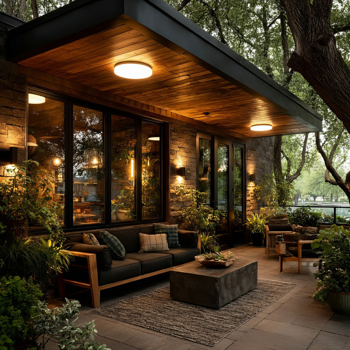 Stropní LED svítidlo Maclean, mikrovlnný senzor 5,8 GHz,4000K, 12 W, 950 lm, IP44, MCE347