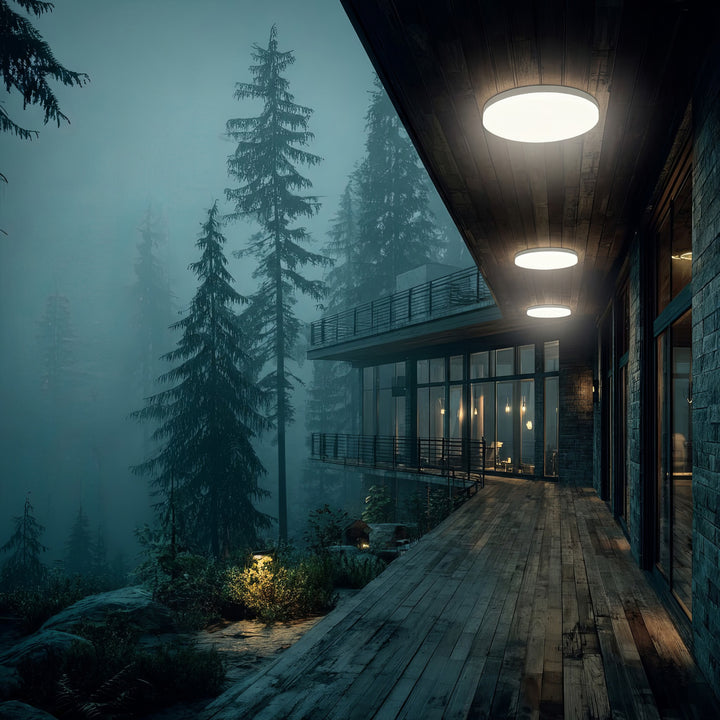 Stropní LED svítidlo Maclean, mikrovlnný senzor 5,8 GHz,4000K, 12 W, 950 lm, IP44, MCE347