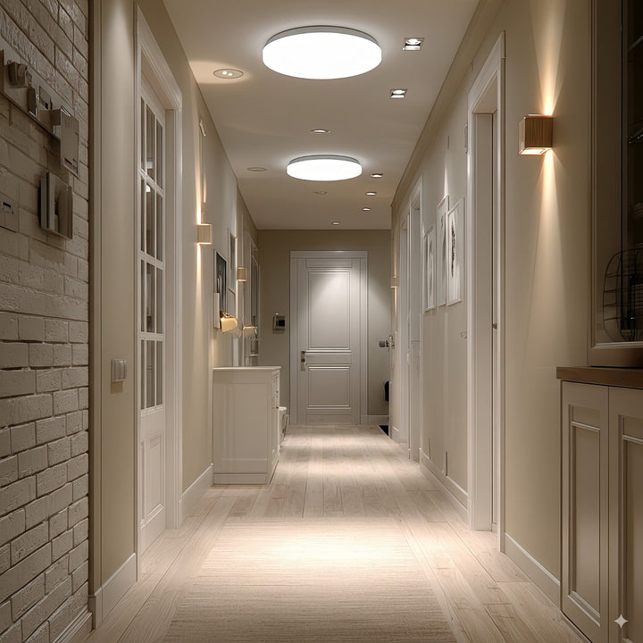 Stropní LED svítidlo Maclean, mikrovlnný senzor 5,8 GHz,4000K, 12 W, 950 lm, IP44, MCE347