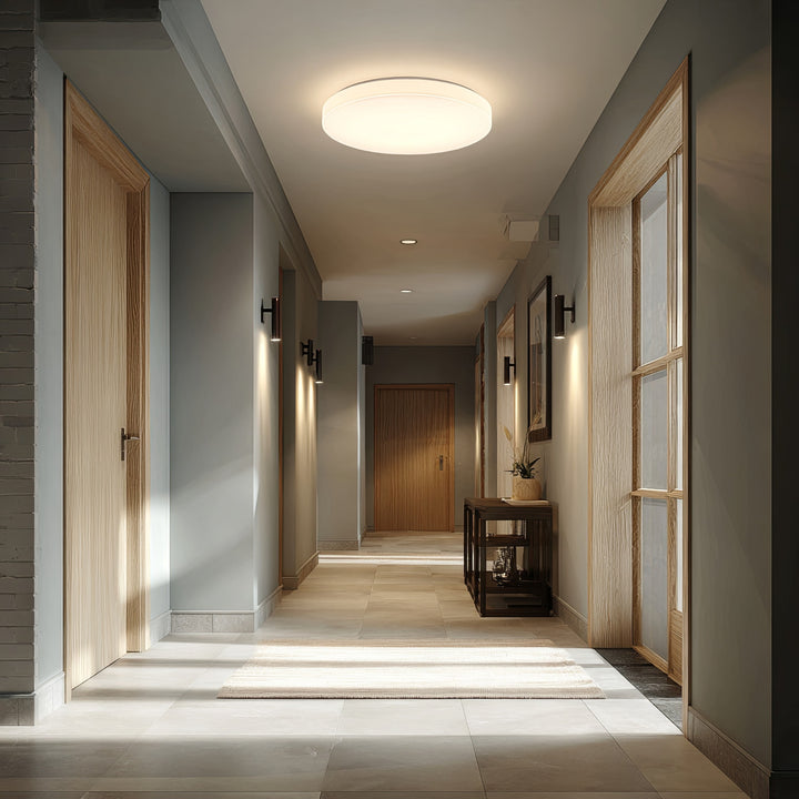 Stropní LED svítidlo Maclean, mikrovlnný senzor 5,8 GHz,4000K, 12 W, 950 lm, IP44, MCE347