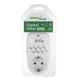 GreenBlue digitální časový spínač - časovač, max. zatížení 16A, IP20, GB362 F