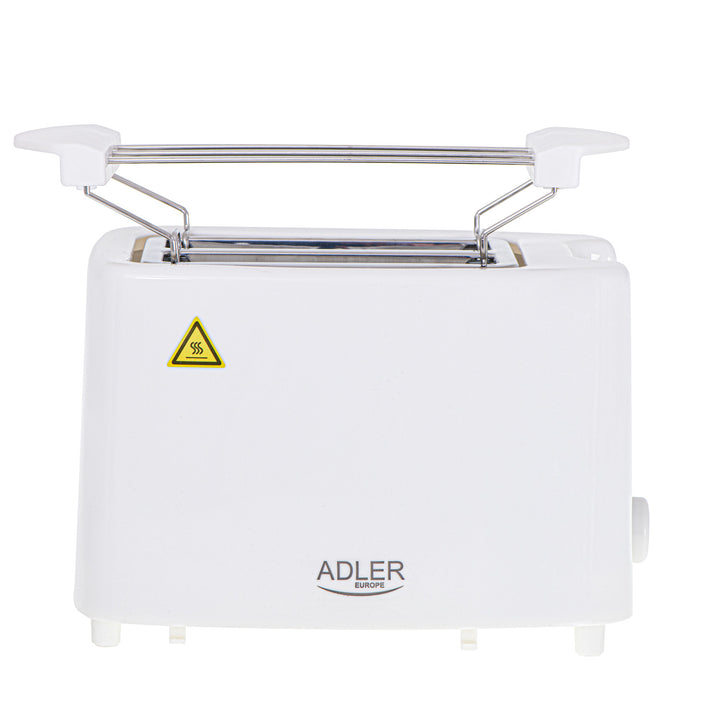 Topinkovač Adler, 6 stupňů regulace, rošt na housky, 900 W, bílý, AD 3223