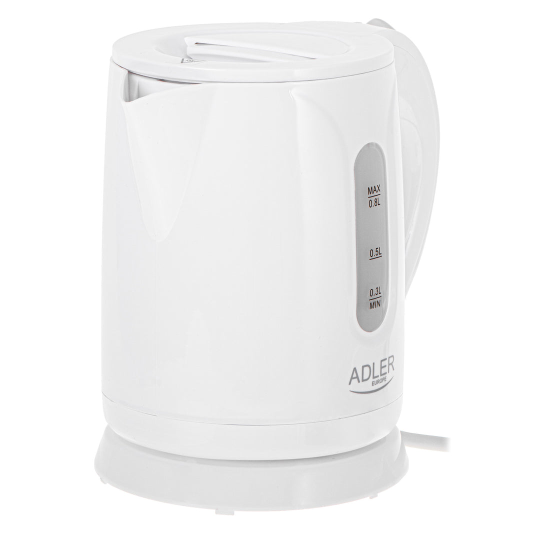 Bezdrátová elektrická konvice Adler, objem 0,8 l, výkon 850 W, AD1371