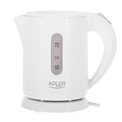 Bezdrátová elektrická konvice Adler, objem 0,8 l, výkon 850 W, AD1371