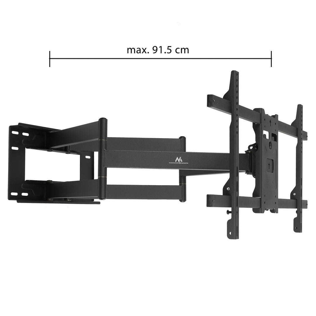 Držák na TV Maclean, max. VESA 800x400, 37-70", 55 kg, dlouhé rameno 915 mm, MC-986