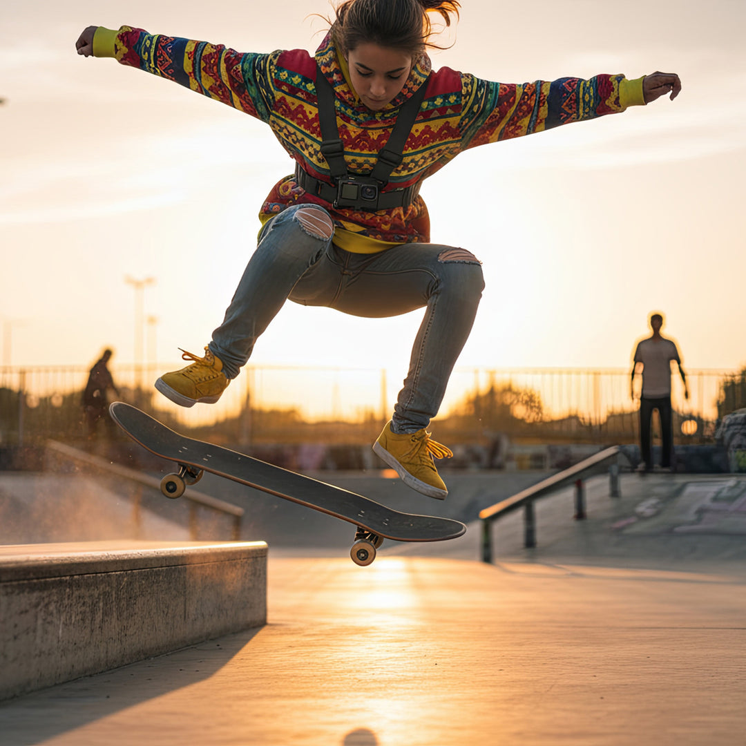 Maclean Sportovní postroj na telefon, univerzální, pro telefon, fotoaparát, GoPro a další kamery, otočný držák, MC-294