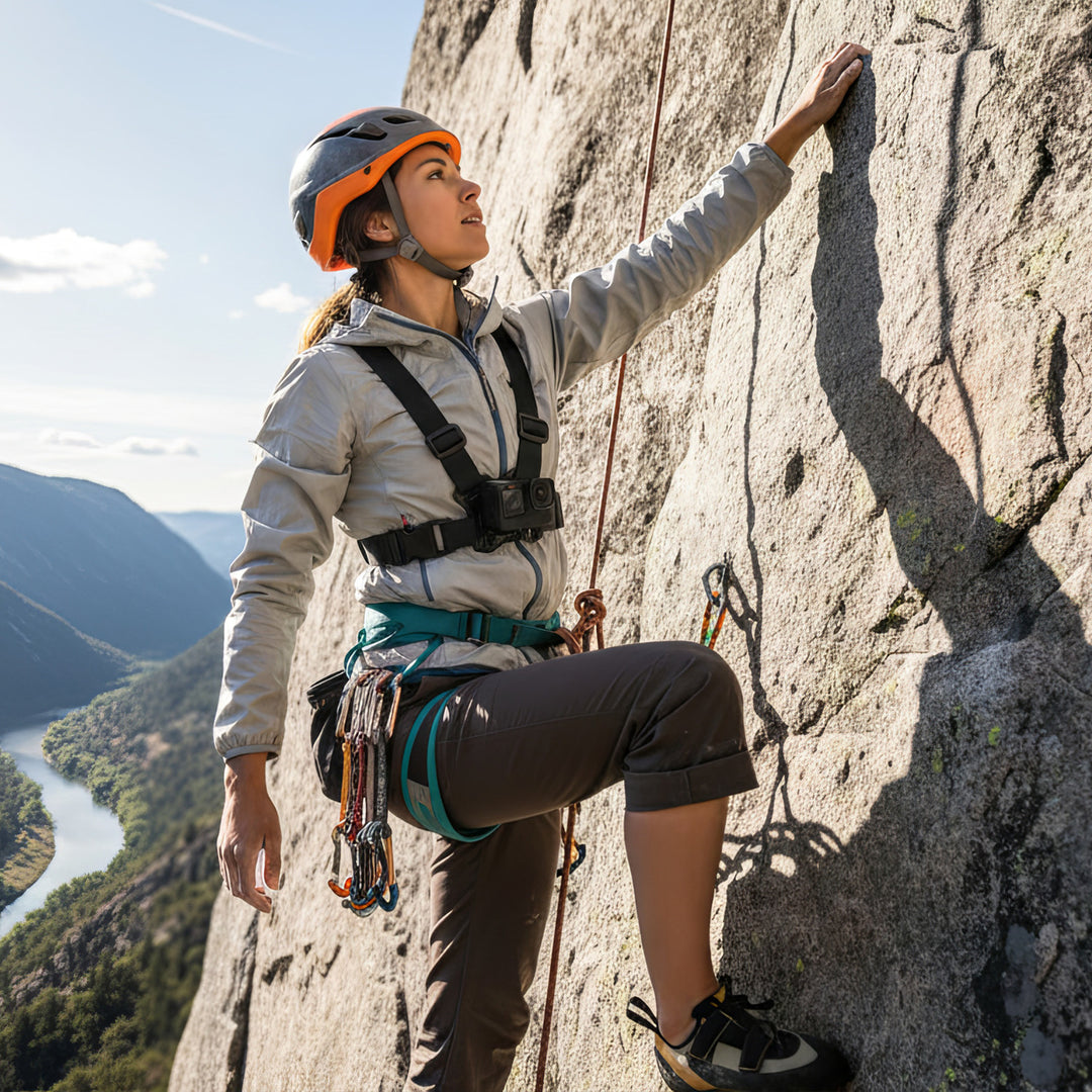 Maclean Sportovní postroj na telefon, univerzální, pro telefon, fotoaparát, GoPro a další kamery, otočný držák, MC-294