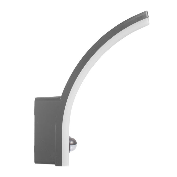 Maclean šedá 20W 2000lm IP65 4000K LED lampa se senzorem pohybu