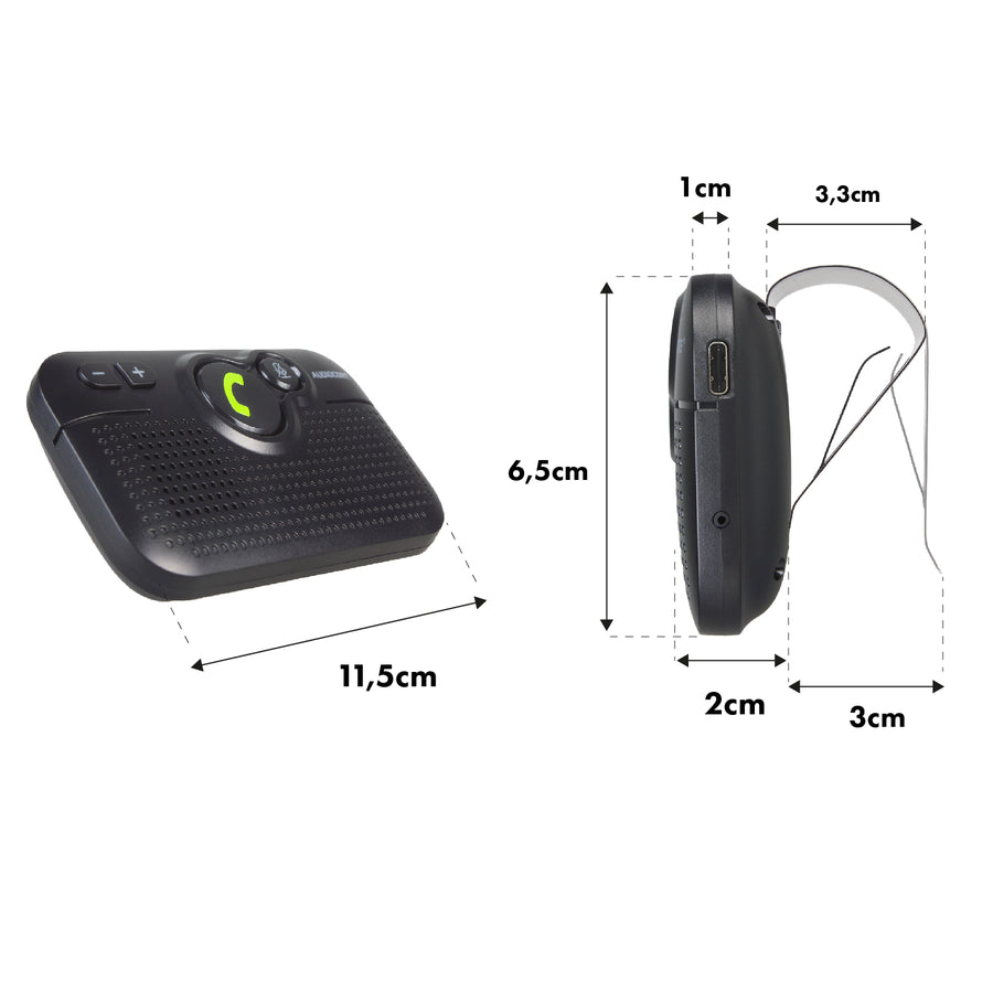 Bluetooth handsfree sada 5.0 Audiocore AC475 podporuje Google a Siri