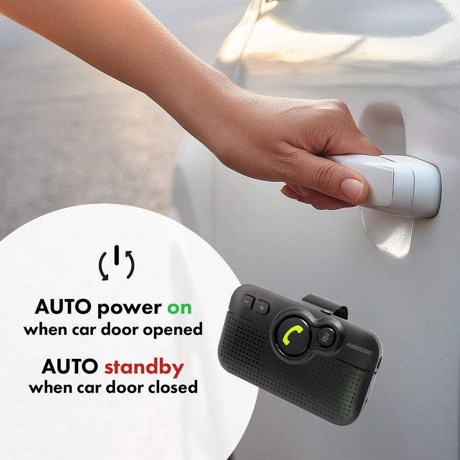 Bluetooth handsfree sada 5.0 Audiocore AC475 podporuje Google a Siri