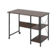 Skládací stůl Maclean Loft, rozměry: 107x45x75cm, max. 150 kg, s deskou, barva tmavý ořech, MC-411 B