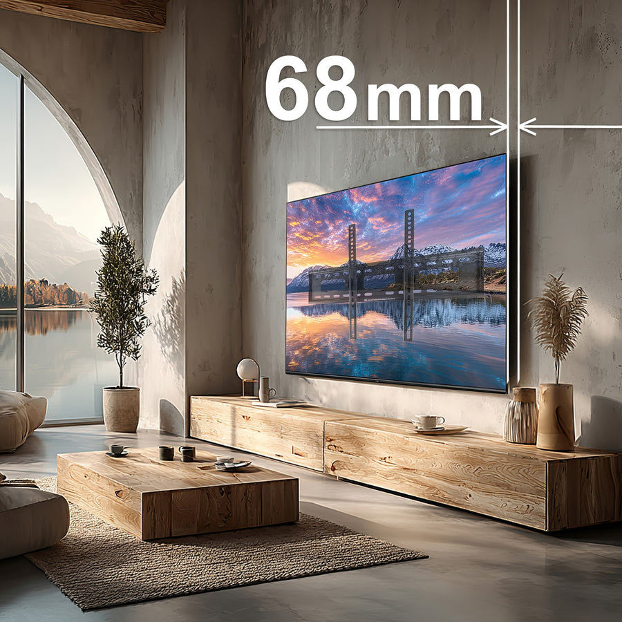 Držák na TV Maclean, max. VESA 600x400, 32-90", 80 kg, nastavení sklonu +15°~-15°, MC-421