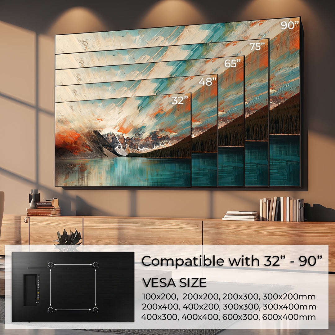 Držák na TV Maclean, max. VESA 600x400, 32-90", 80 kg, nastavení sklonu +15°~-15°, MC-421