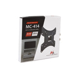 Držák Maclean pro TV nebo monitor, max. VESA 200x200, 23-43", 30 kg, černý, MC-414