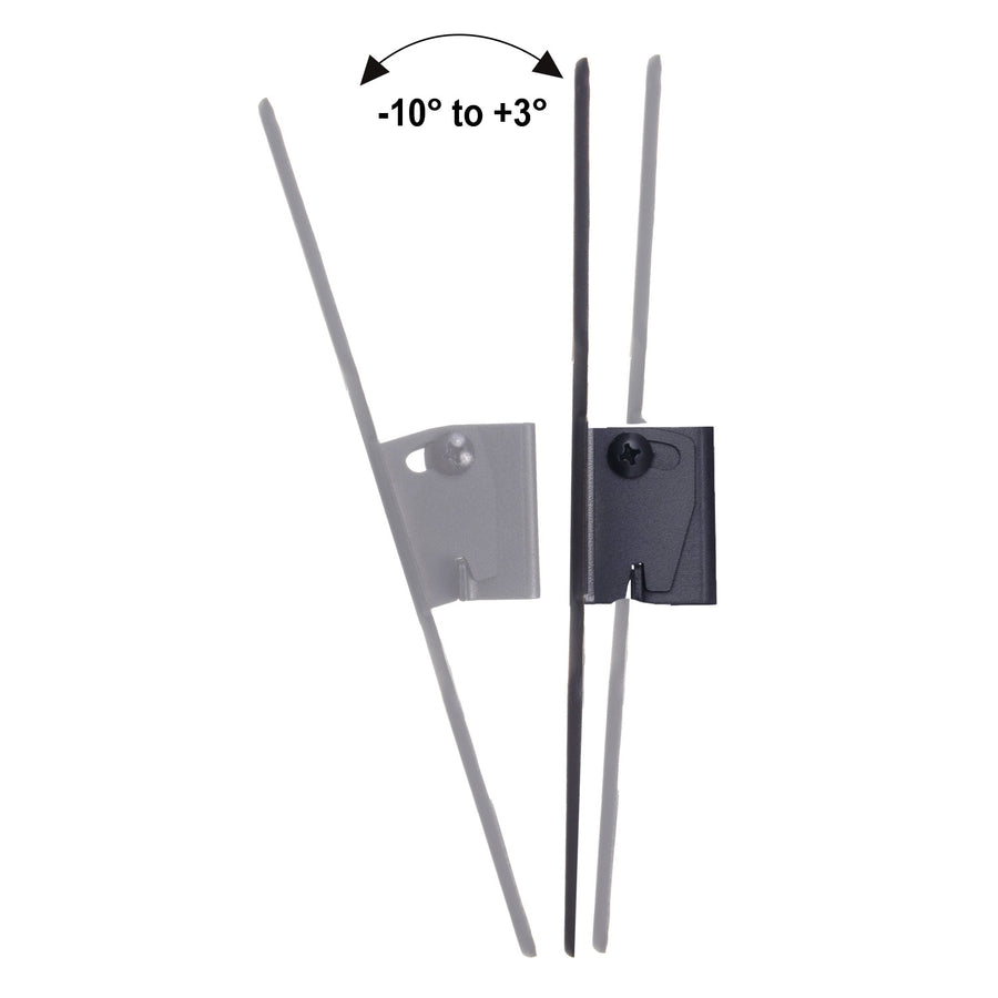 Držák Maclean pro TV nebo monitor, max. VESA 200x200, 23-43", 30 kg, černý, MC-414