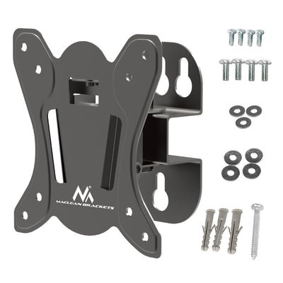 Držák Maclean pro TV nebo monitor, max. VESA 100x100, 13-32", 30 kg, černý, MC-415