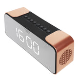Bezdrátový radiobudík Adler AD 1190 Copper s LED displejem a funkcí Bluetooth