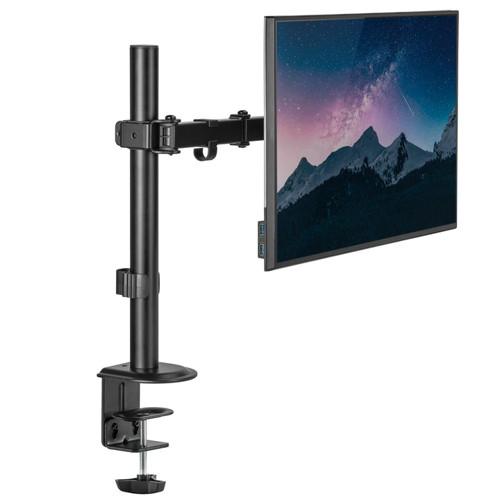 Stolní držák Maclean pro LCD monitor, 17-32", 9 kg, VESA 75x75 a 100x100, dvojité rameno, MC-753N