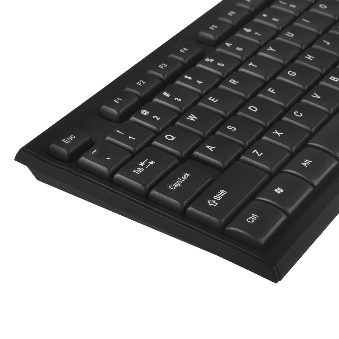 Bezdrátová klávesnice + myš COMBO NanoRS, RS580 černá
