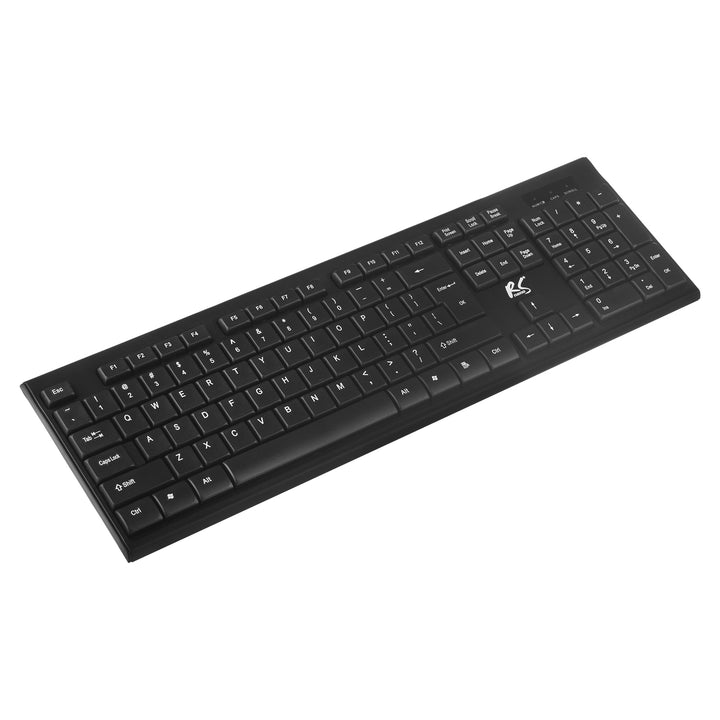 Bezdrátová klávesnice + myš COMBO NanoRS, RS580 černá