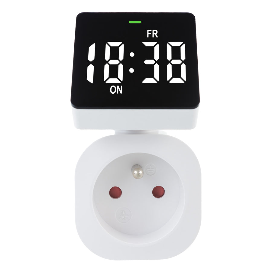 GreenBlue digitální časový spínač - časovač, max. zatížení 16A, IP20, GB610 E