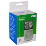 GreenBlue digitální časový spínač - časovač, max. zatížení 16A, IP20, GB610 E
