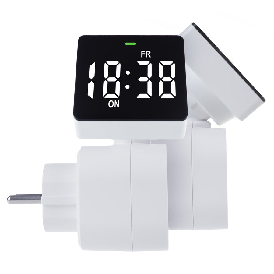 GreenBlue digitální časový spínač - časovač, max. zatížení 16A, IP20, GB610 F