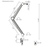 Držák mikrofonu 3/8" a 5/8" NanoRS, max. 1 kg, RS422