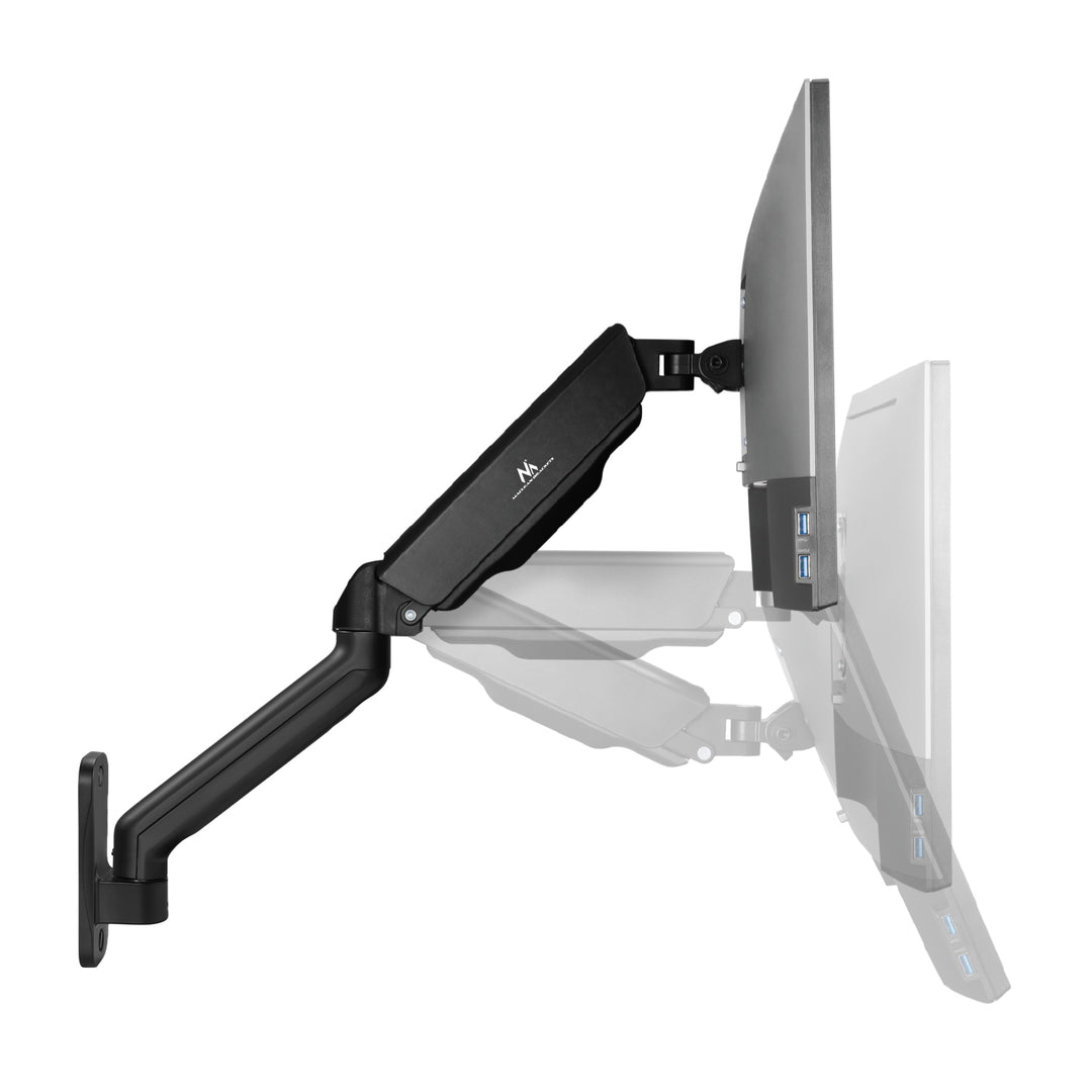 Dvouramenný nástěnný držák monitoru Maclean, 17-32", max. 9 kg, MC-332