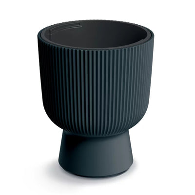 Květináč Prosperplast s vložkou, průměr 390 mm, antracitová barva, DBMIG400-S433