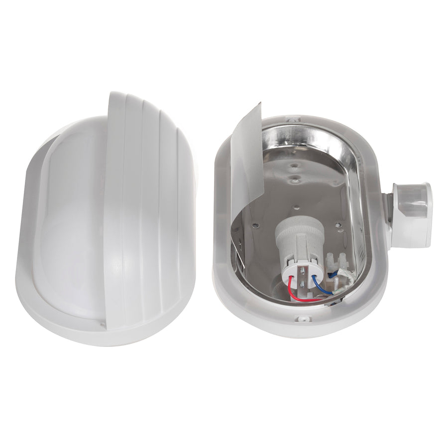 Nástěnné svítidlo Maclean, s PIR čidlem, max. 60W, 180°, MCE33 W + LED 11W