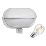 Nástěnné svítidlo Maclean, s PIR čidlem, max. 60W, 180°, MCE33 W + LED 11W