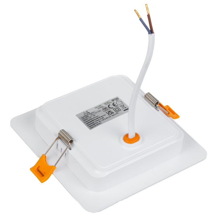 5x stropní panel Maclean LED, zapuštěný, SLIM, 9W, neutrální bílá 4000K, 120*120*26mm, 900lm, MCE373 S